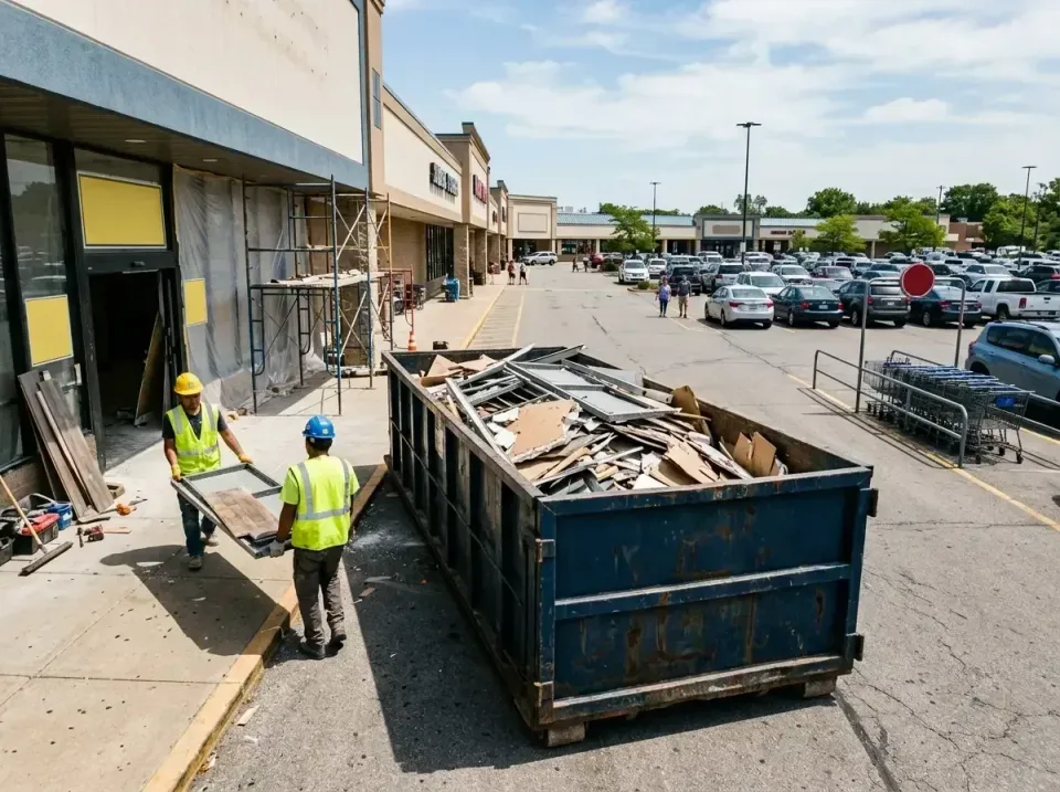 retail-store-renovation-debris-003 — frequently asked questions, Roll-off Dumpster Rentals in Briarcliff, TX